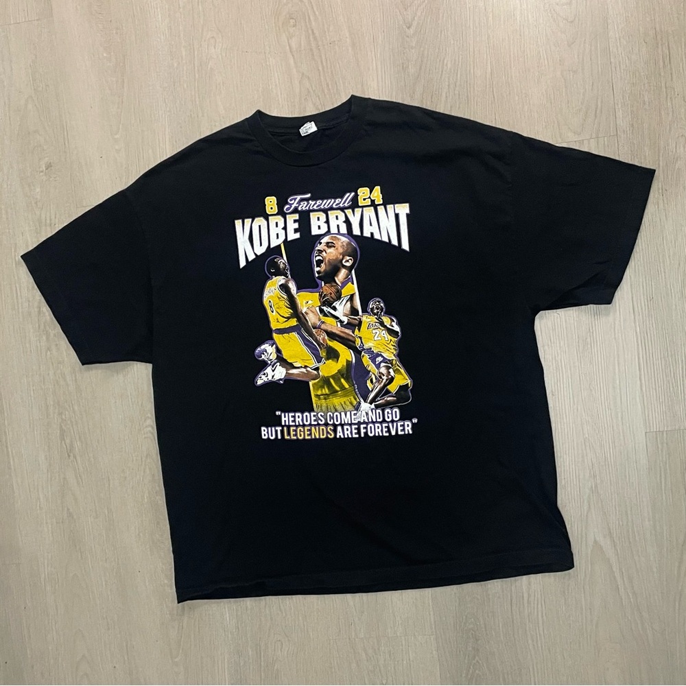 Kobe Bryant Retirement (Farewell) Tee Black